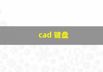 cad 键盘